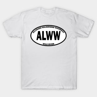 Allagash Wilderness Waterway Wild River oval T-Shirt